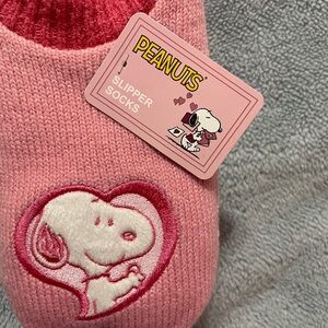 Peanuts Child’s Slipper Socks Sherpa